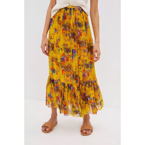 Anthropologie Meredith Organza Maxi Skirt - Picture 5 of 6